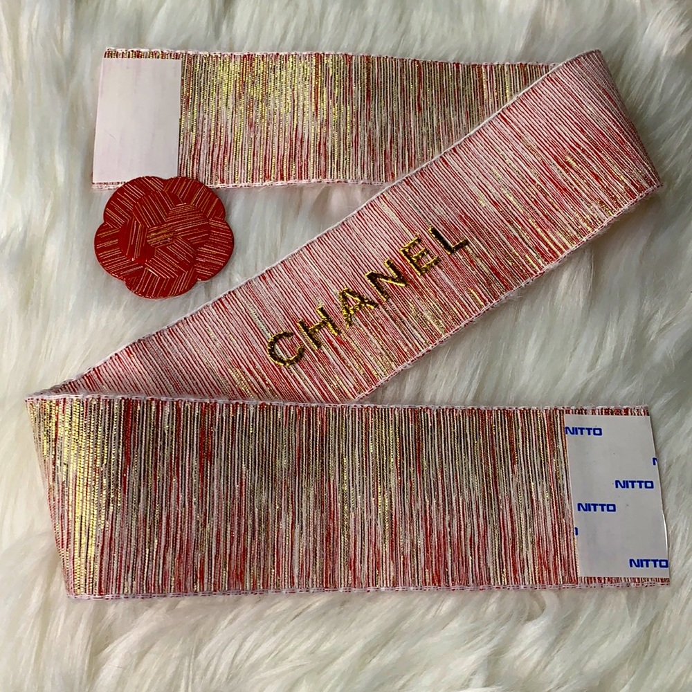 Chanel 2021 Holiday Ribbon and Flower
